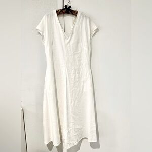 Louvre Bow Back Linen Dress by Universal Standard